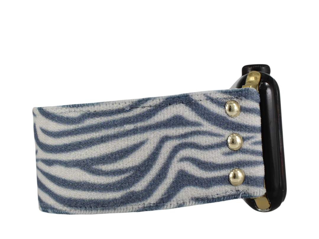 Grey Zebra Apple Watch Band