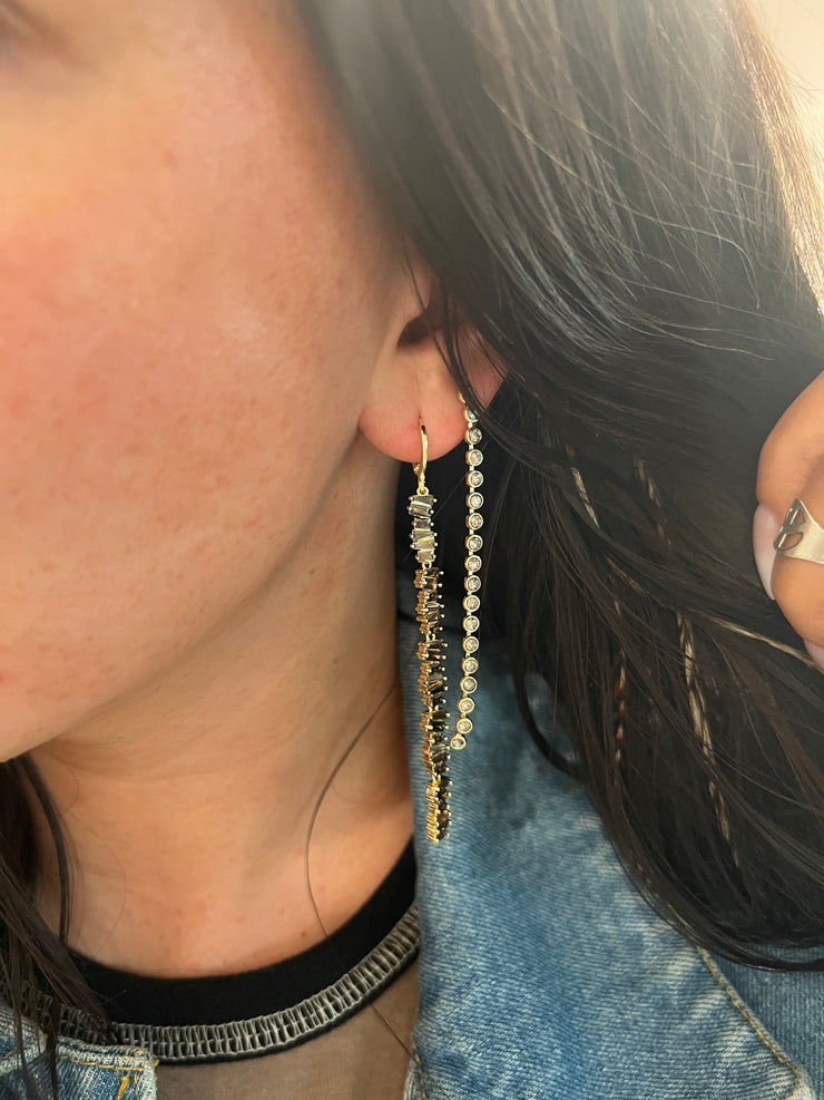 ZigZag Earring Smoke