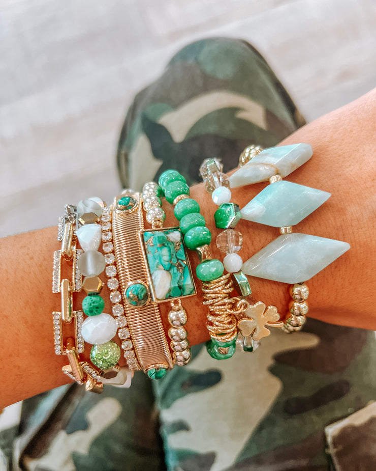 Diamond Bracelet Green