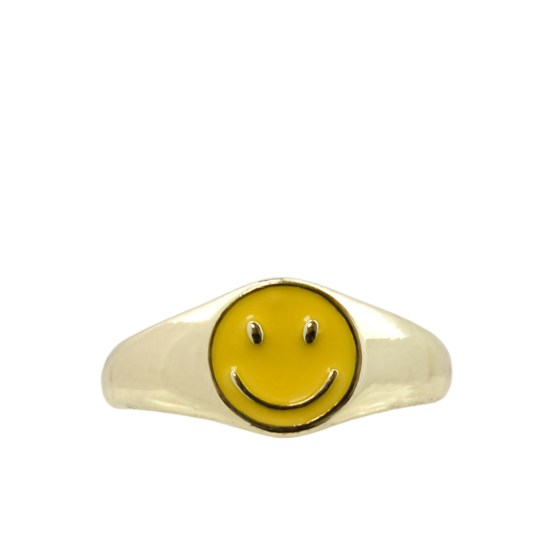 Smiley Ring Yellow