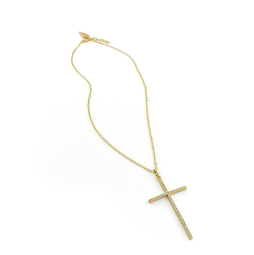 Sparkle Cross Necklace - Erimish