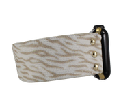 Vanilla Zebra Apple Watch Band