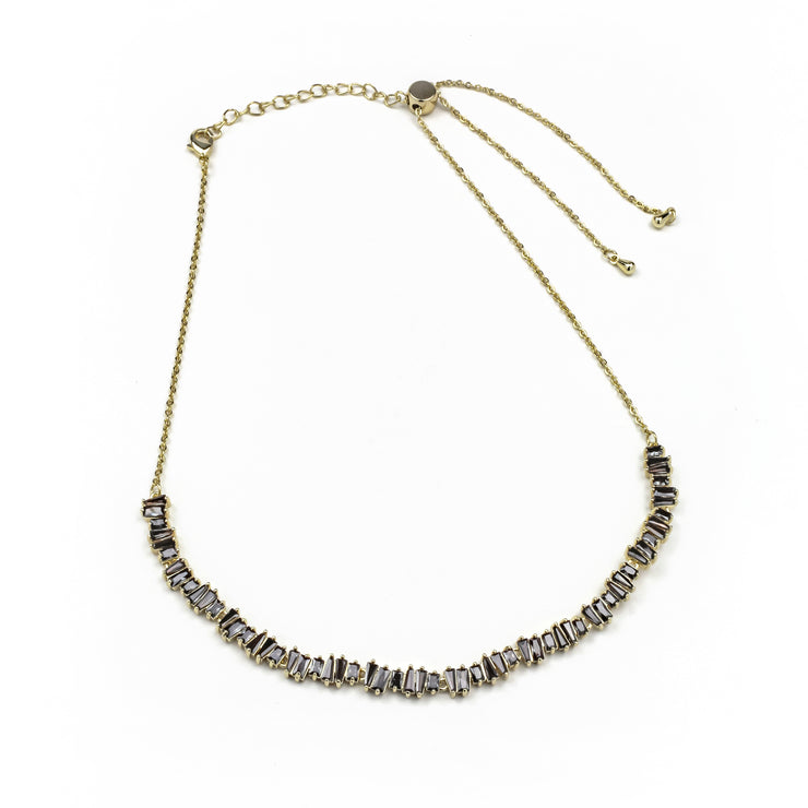 Zigzag Necklace Smoke