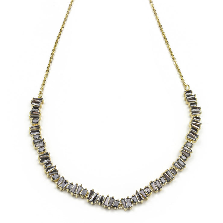 Zigzag Necklace Smoke