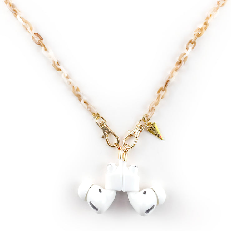 Ear Bud Chain Ivory PRE-ORDER ship date 3/24/23