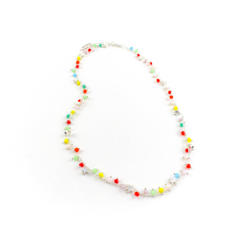 Fruit Pop Silver Necklace