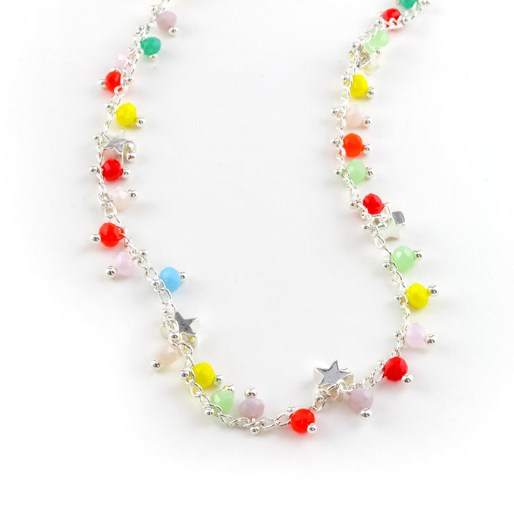 Fruit Pop Silver Necklace