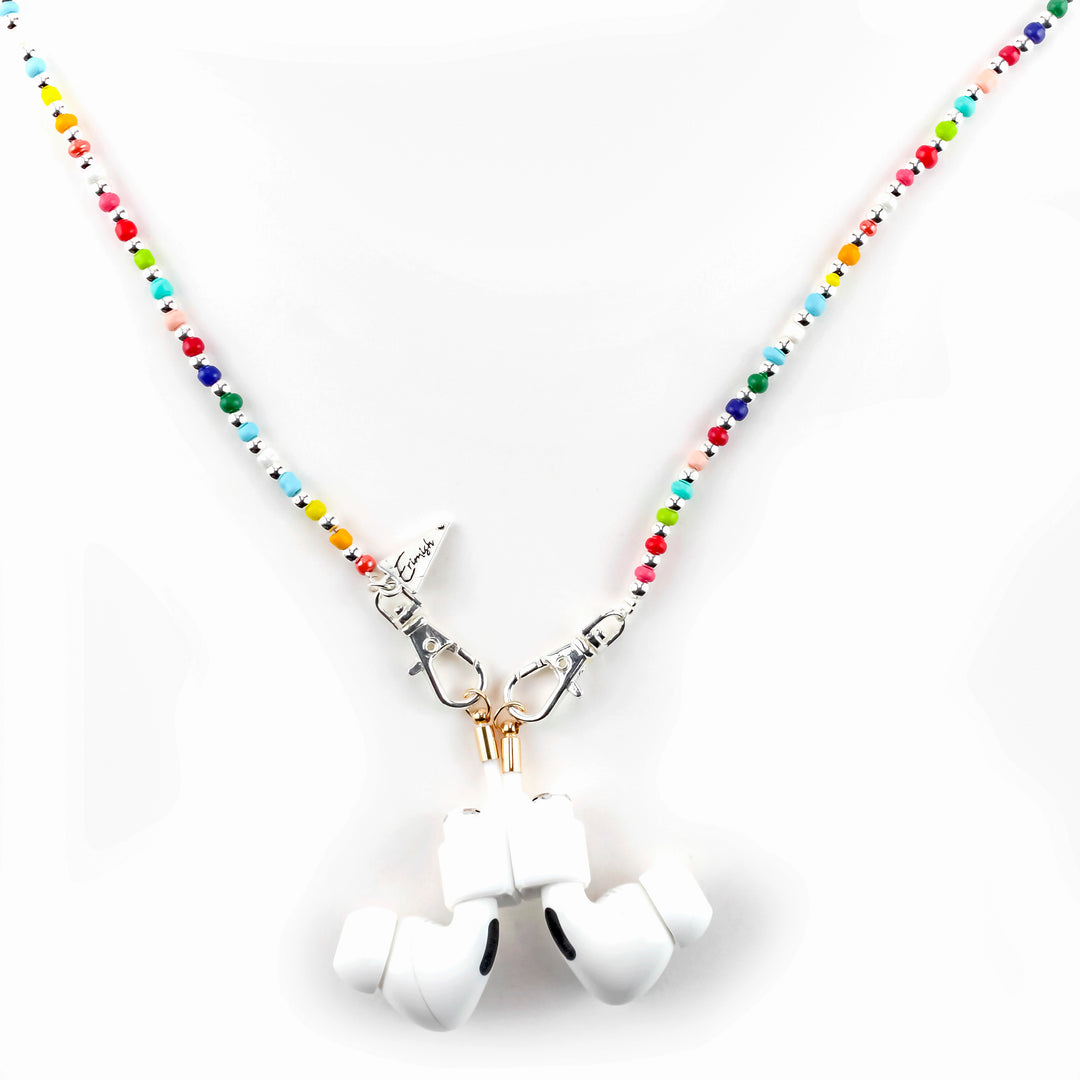 Ear Bud Chain Rainbow PRE-ORDER ship date 3/24/23