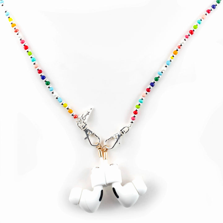 Ear Bud Chain Rainbow PRE-ORDER ship date 3/24/23