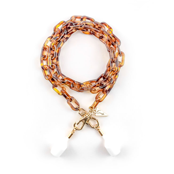 Ear Bud Chain Tortoise PRE-ORDER ship date 3/24/23
