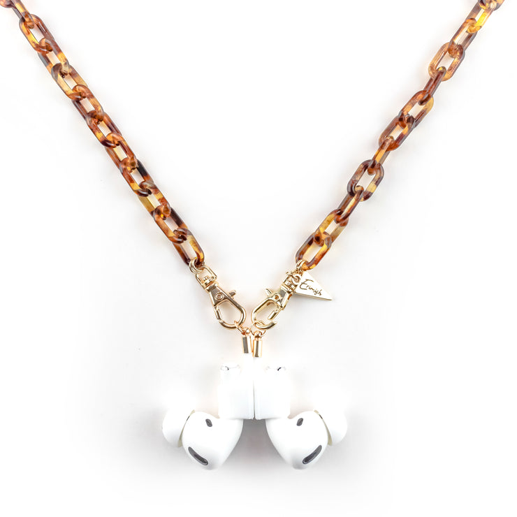 Ear Bud Chain Tortoise PRE-ORDER ship date 3/24/23